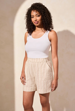 Tribal Tribal Safari Pull On Short W/Ruffle Waistband