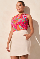 Tribal Tribal French Oak Pull On Skort W/Rounded Slits