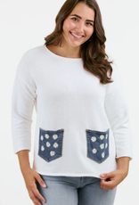 Shannon Passero Shannon Passero 5534 White Daisy Pullover KK