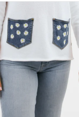 Shannon Passero Shannon Passero 5534 White Daisy Pullover KK
