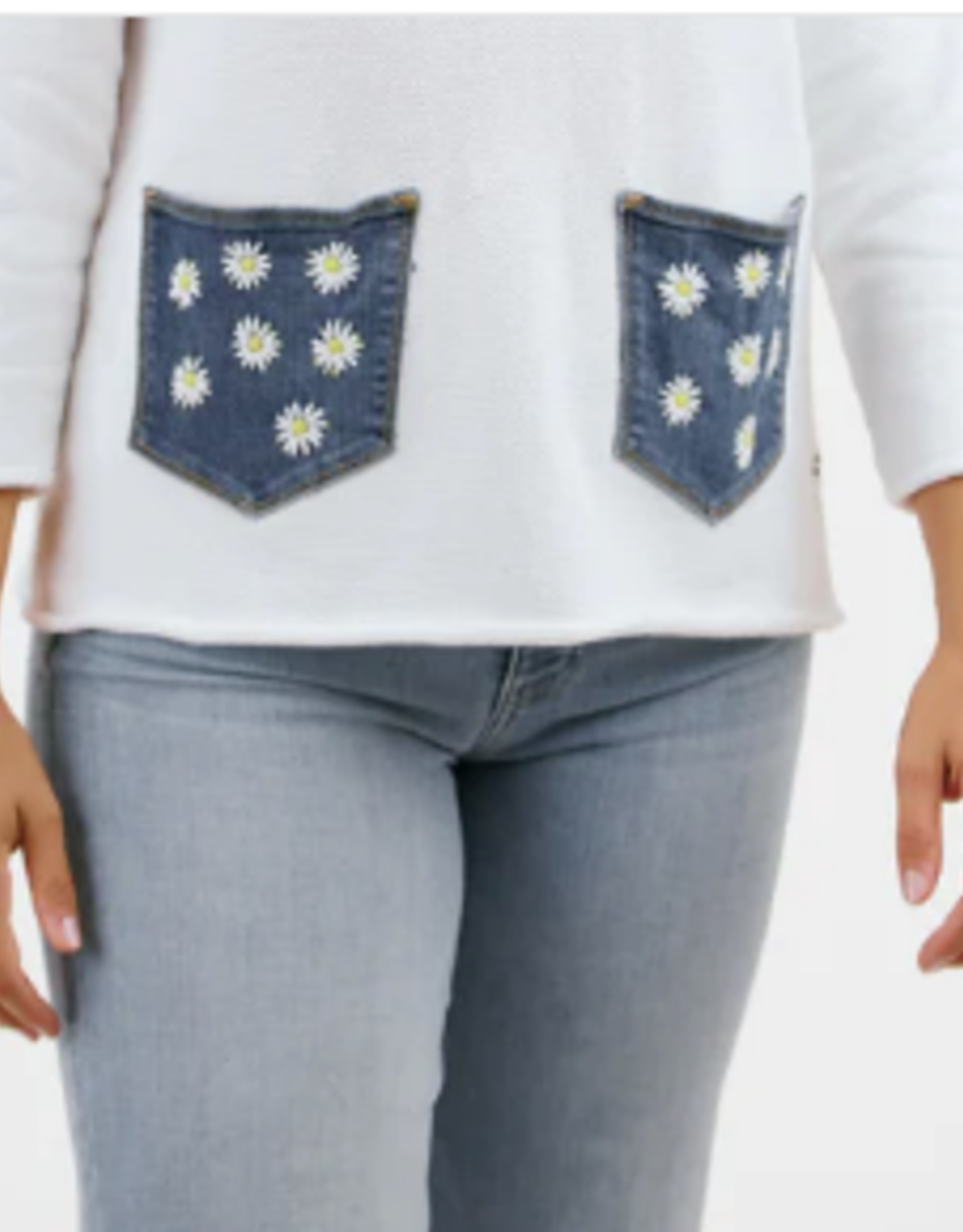 Shannon Passero Shannon Passero 5534 White Daisy Pullover KK