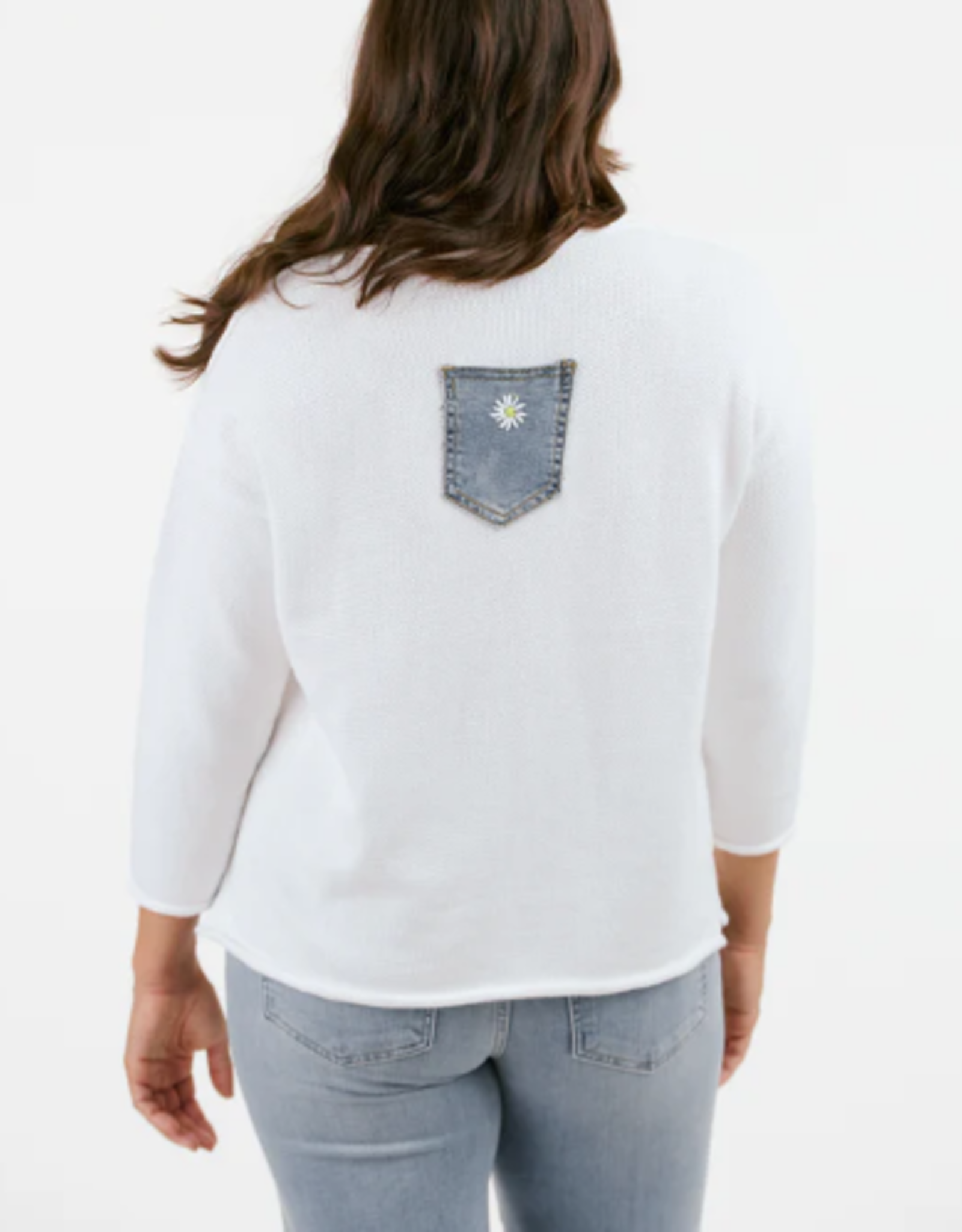 Shannon Passero Shannon Passero 5534 White Daisy Pullover KK