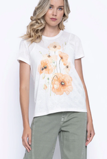 Picadilly Picadilly GU7950K Papaya Embellished Top LS Picadilly Picadilly GU7950K Papaya Embellished Top LS