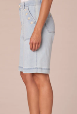 Democracy Democracy Ab"solution Skyrise Sailor Button Patch Pocket Bermuda Shorts LR