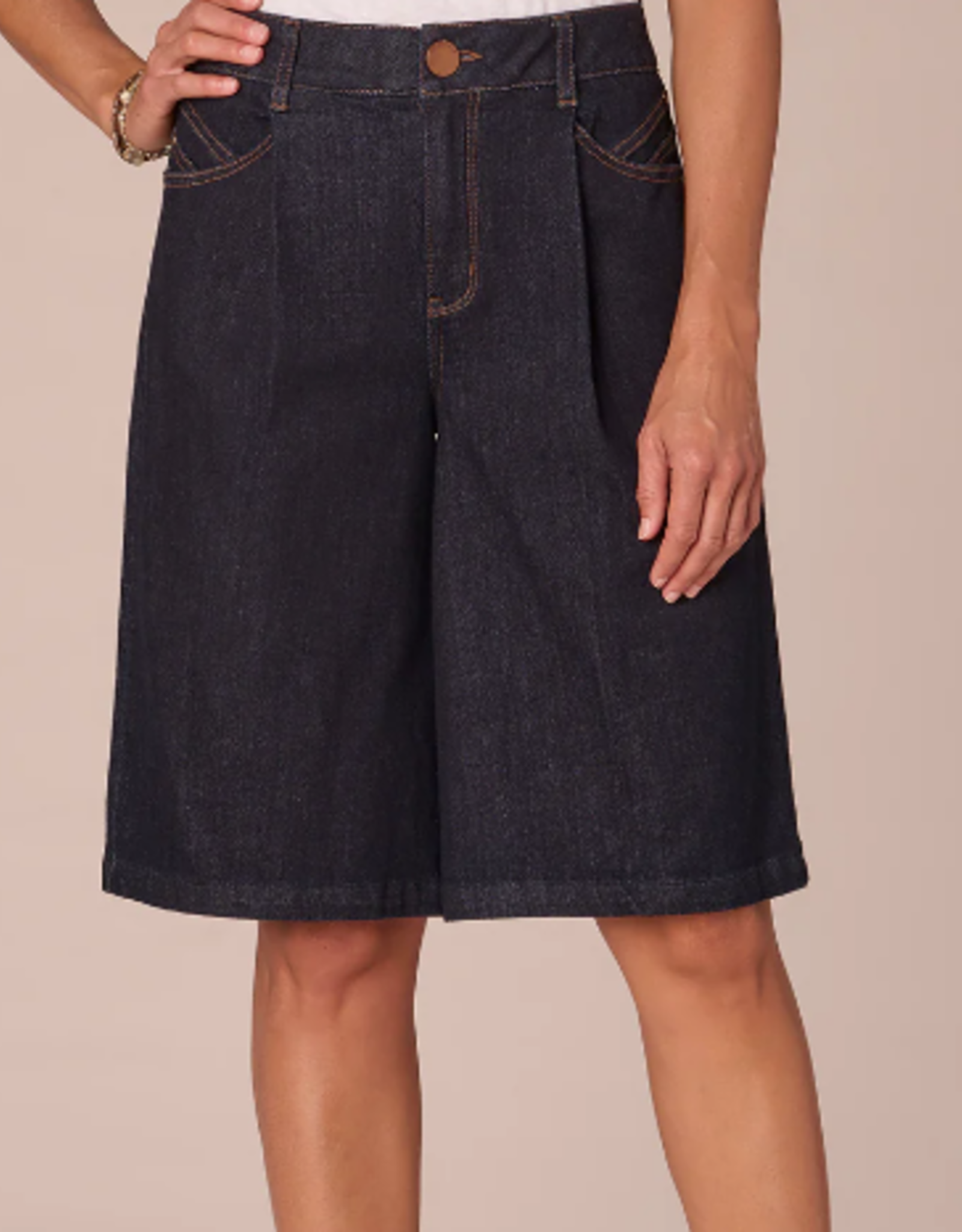 Democracy Democracy Ab"solution Skyrise Sailor Button Patch Pocket Bermuda Shorts LR