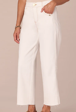 Democracy Democracy "Ab"solution Skyrise Relaxed Straight Leg Jeans  Fray Hem AA
