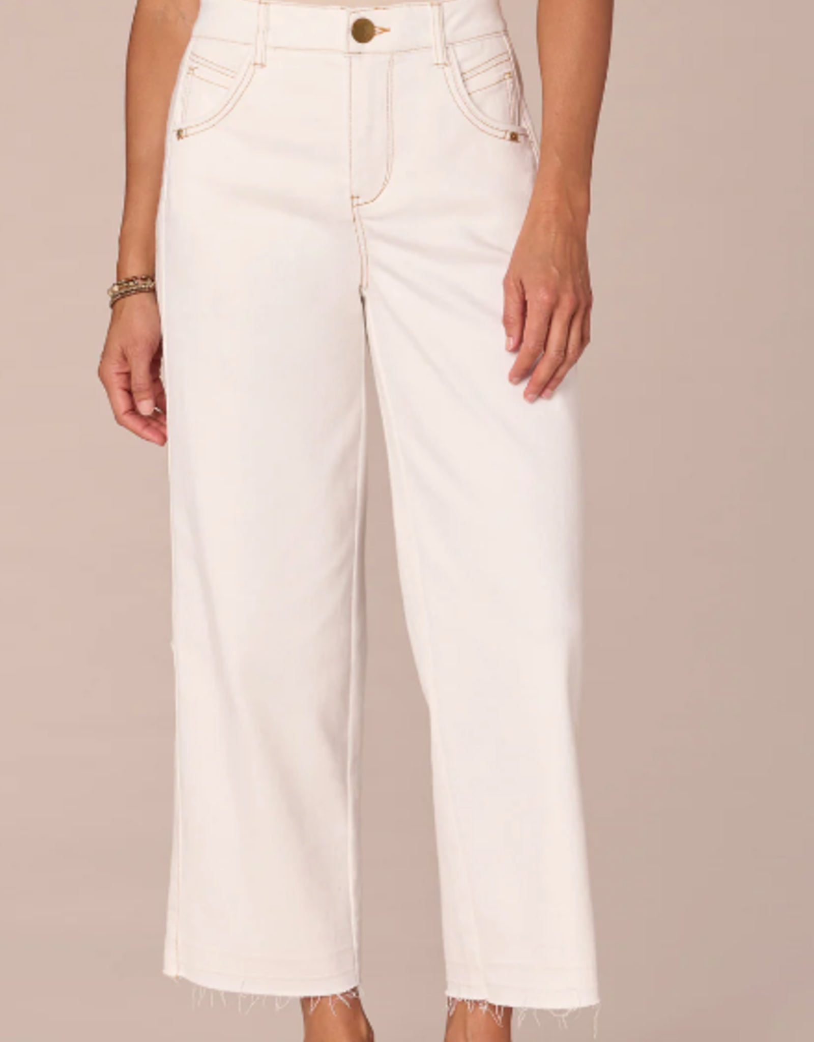 Democracy Democracy "Ab"solution Skyrise Relaxed Straight Leg Jeans  Fray Hem AA