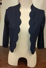 Keren Hart Keren Hart Navy  Open Front 3/4 Sleeve Bolero LL