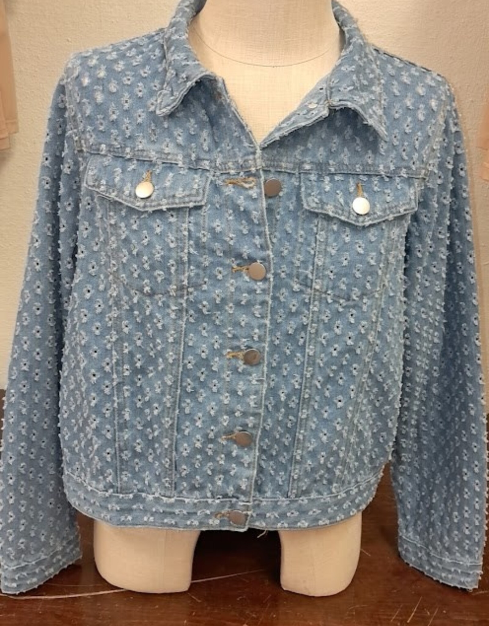 Keren Hart Keren Hart Denim Button up L/S Jean Jacket AK
