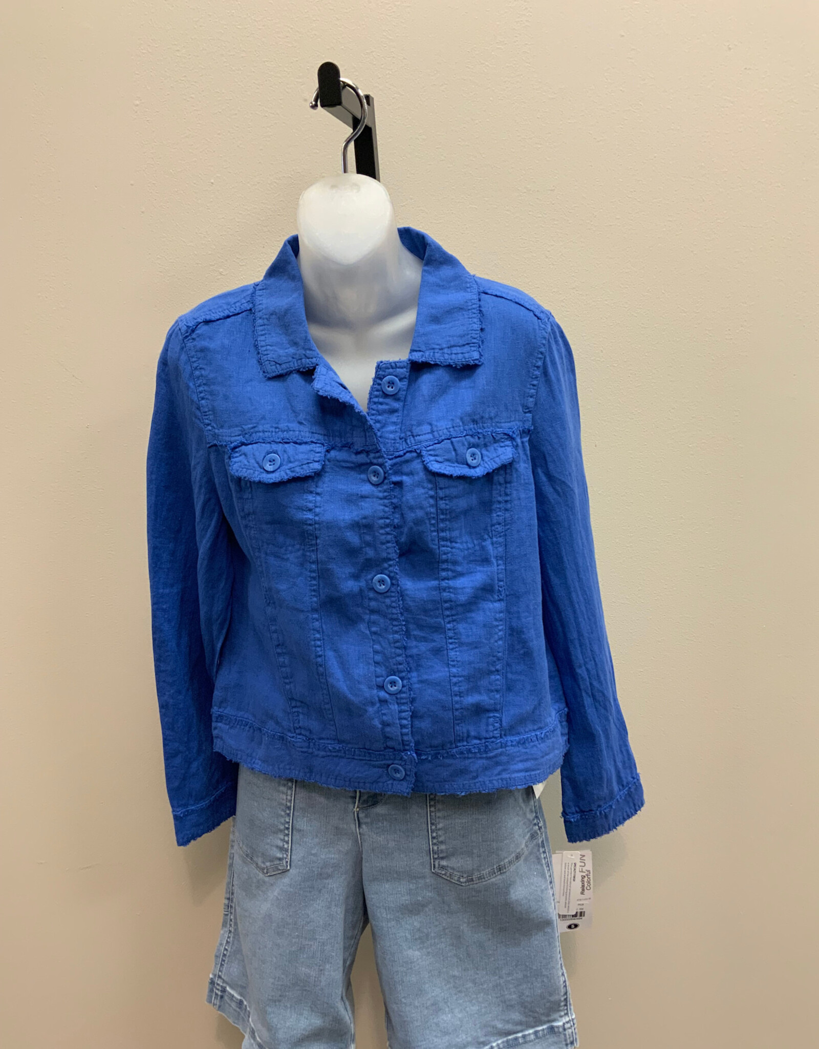 Lulu B Lulu B Deep Sea Blue Travel Jacket CB
