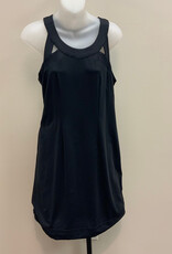Lulu B Lulu B Black Round Neck Sleeveless Mid Length Dress CE