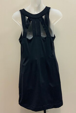 Lulu B Lulu B Black Round Neck Sleeveless Mid Length Dress CE