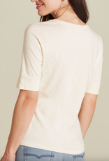 Tranquillo Tranquillo Warm Sand Casual Slub Shirt BL