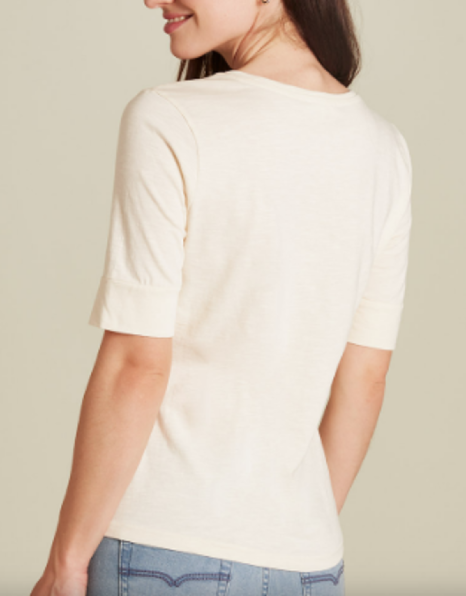 Tranquillo Tranquillo Warm Sand Casual Slub Shirt BL