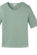 Tranquillo Tranquillo Granite Green Casual Slub Shirt BL