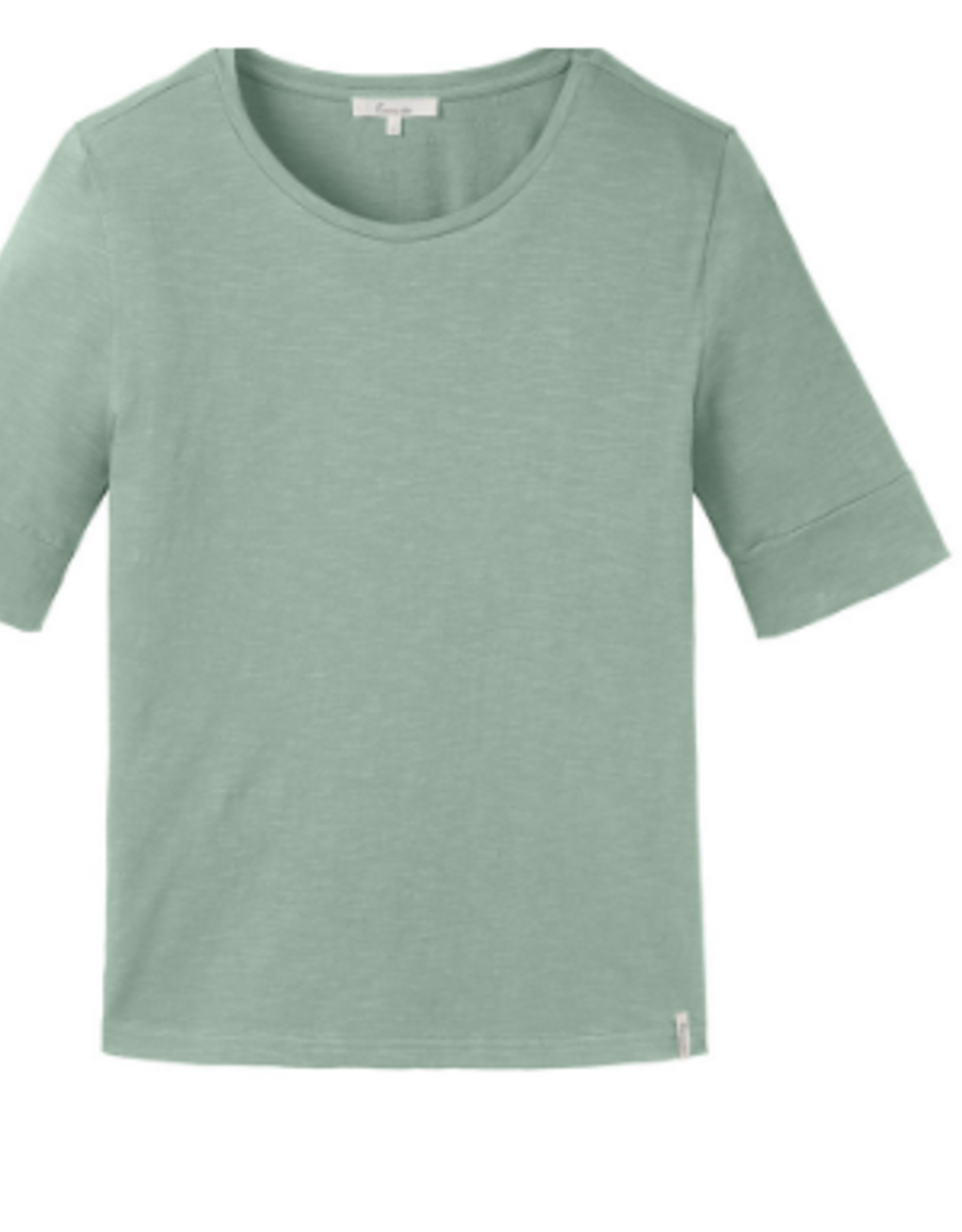 Tranquillo Tranquillo Granite Green Casual Slub Shirt BL