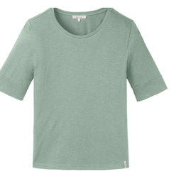 Tranquillo Tranquillo Granite Green Casual Slub Shirt BL