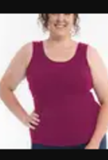 Elietian Elietian Berry Curvy Fit Reversible Neckline Tank BK