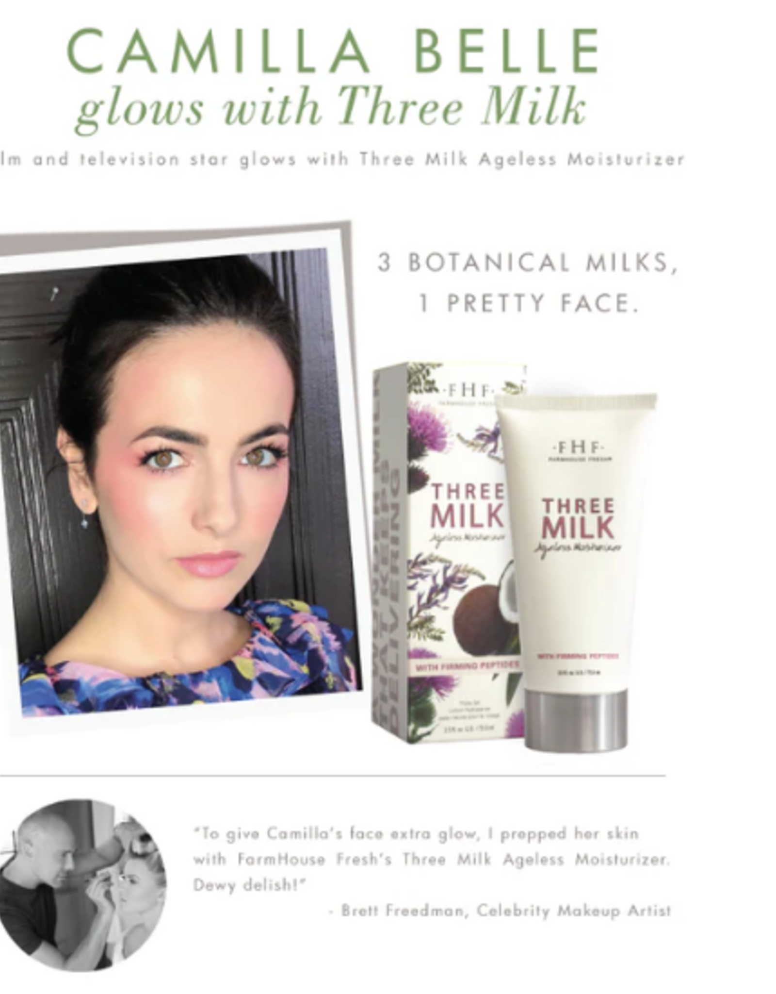 Farmhouse Fresh Farm House Fresh Three Milk Ageless Sleep Cream Peptides - Retinol