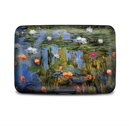 Monarque Monarque Armored Wallet Monet Water Lillies RFID Protected