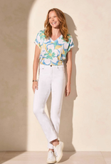 Tribal Tribal White Sophia Curvy Straight Leg Denim Jean