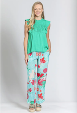 APNY APNY Mint Green Sleeveless Flutter Sleeve