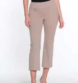 Multiples Multiples  Stone Wide Band Elastic Waist P/O Crop Flare Pant AC