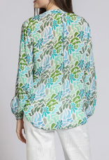 APNY APNY Green Multi Crossover Top W/Tassel