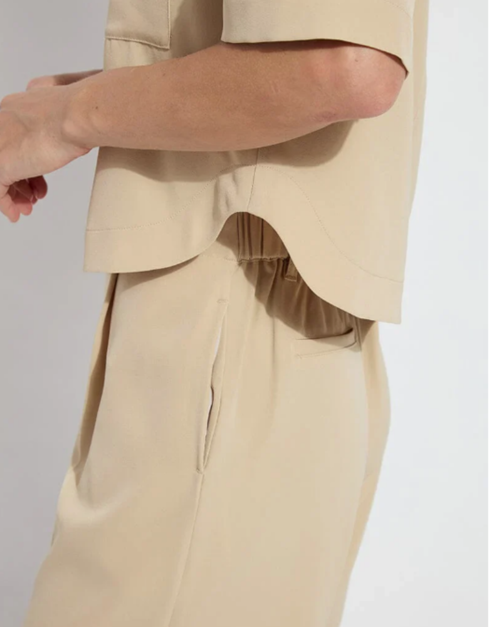 Lysse Lysse Raffia Tyla Crochet Detail Short Sleeve Jacket