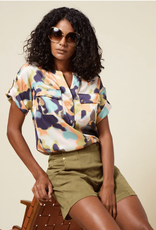 Lysse Lysse Ethereal Olena Drop Shoulder Utility Blouse