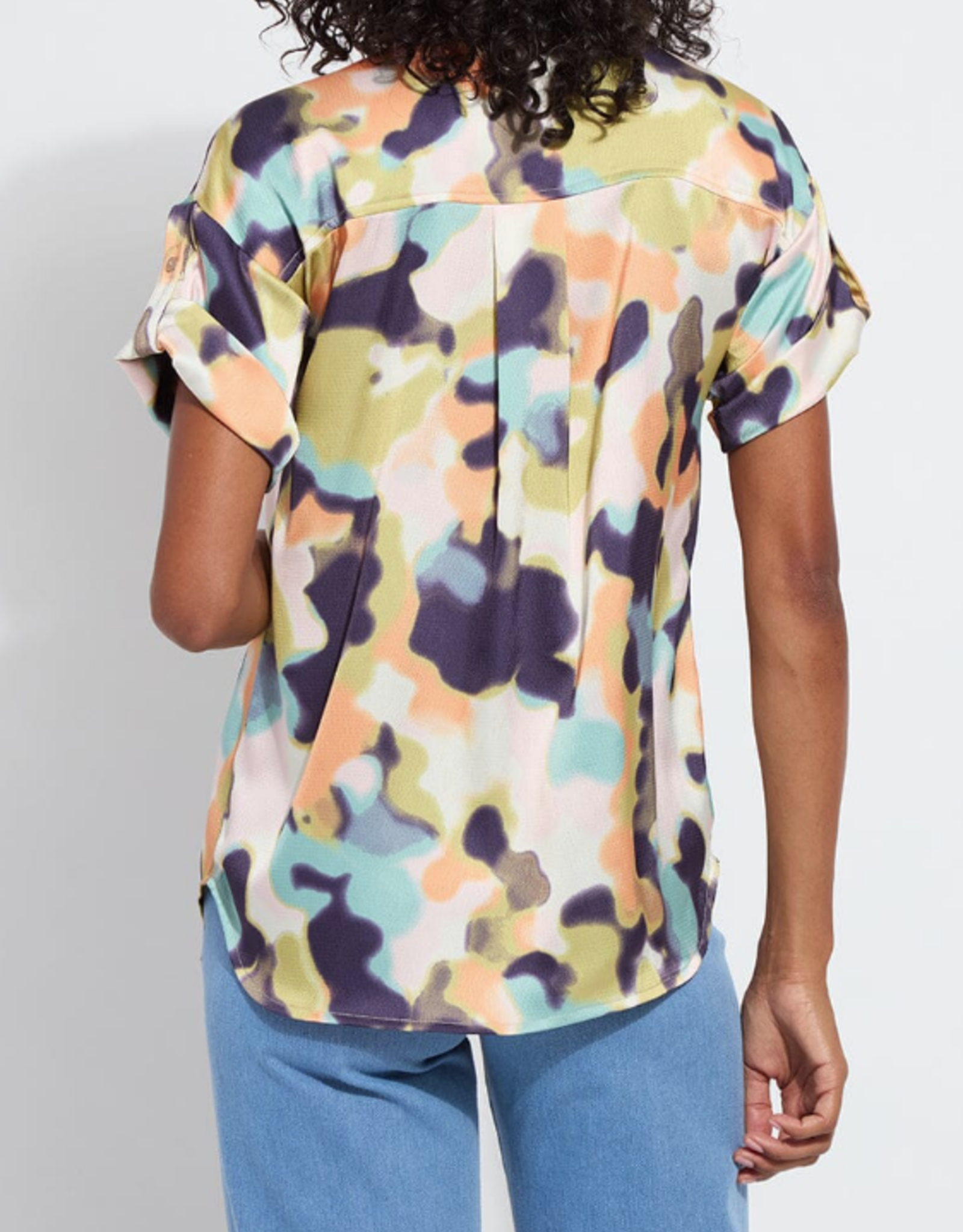 Lysse Lysse Ethereal Olena Drop Shoulder Utility Blouse