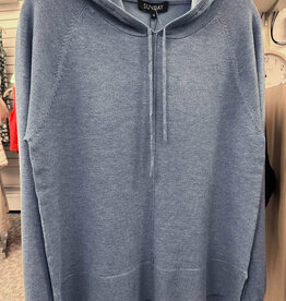 Sunday Sunday  Heather Blue Pullover Hoodie