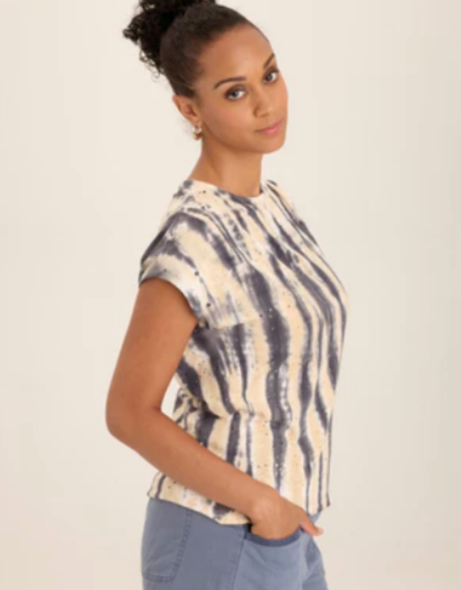 Wearables Wearables Flecked Wash Slub Arwan Top
