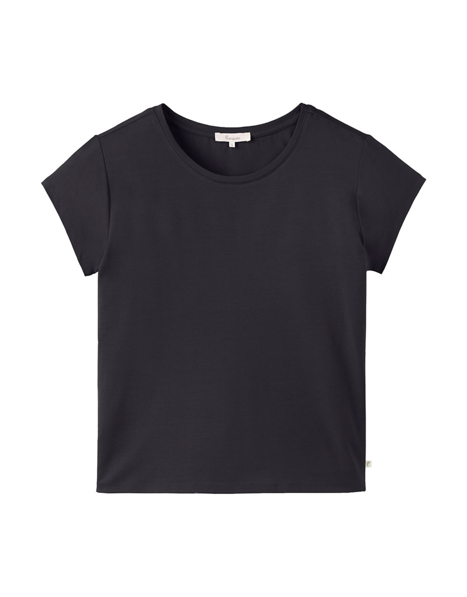Tranquillo Tranquillo Black Soft Tencel Shirt