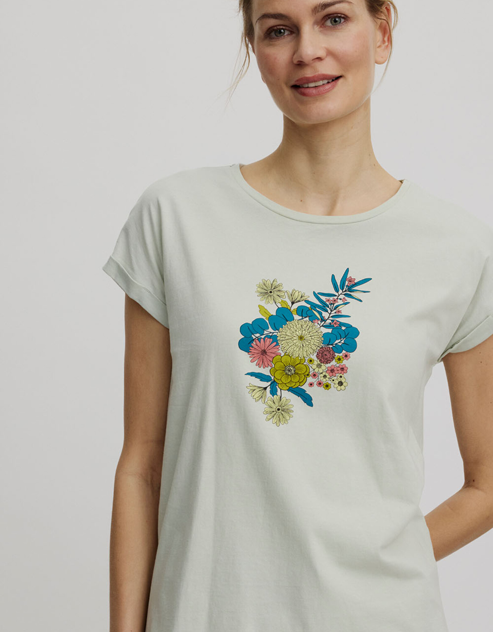 Tranquillo Tranquillo Smoke T-Shirt W/Floral Print