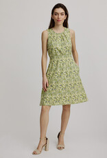 Tranquillo Tranquillo Summer Leafs Cotton Jersey Dress