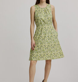 Tranquillo Tranquillo Summer Leafs Cotton Jersey Dress