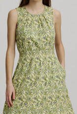 Tranquillo Tranquillo Summer Leafs Cotton Jersey Dress