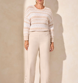 Tribal Tribal French Oak Flatten It Pull On Capri W/ DTM Eyelets