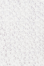 skyes the limit Skyes Petite White 3/4 Slv Chemical Lace Kimono