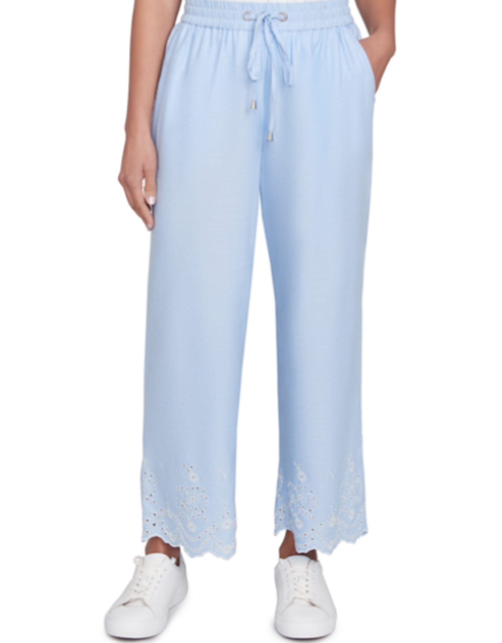 skyes the limit Skyes Petite Light Indigo Tencel Wide Leg Pant