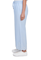 skyes the limit Skyes Petite Light Indigo Tencel Wide Leg Pant