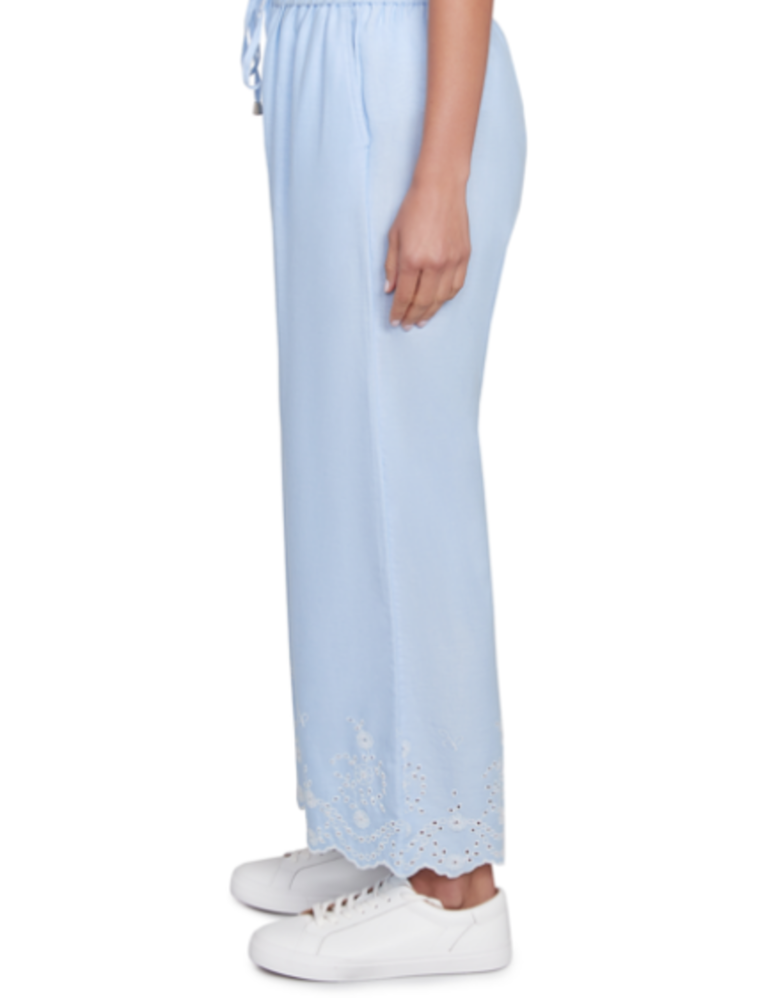 skyes the limit Skyes Petite Light Indigo Tencel Wide Leg Pant