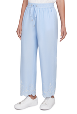 skyes the limit Skyes Petite Light Indigo Tencel Wide Leg Pant