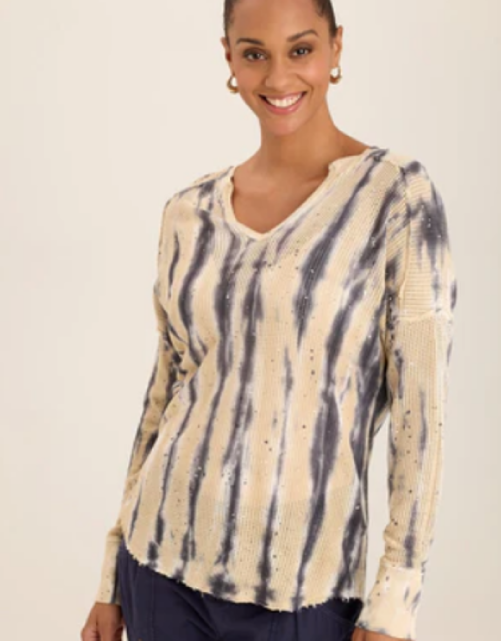 Wearables Wearables Flecked Wash Mesh Bullock Pullover