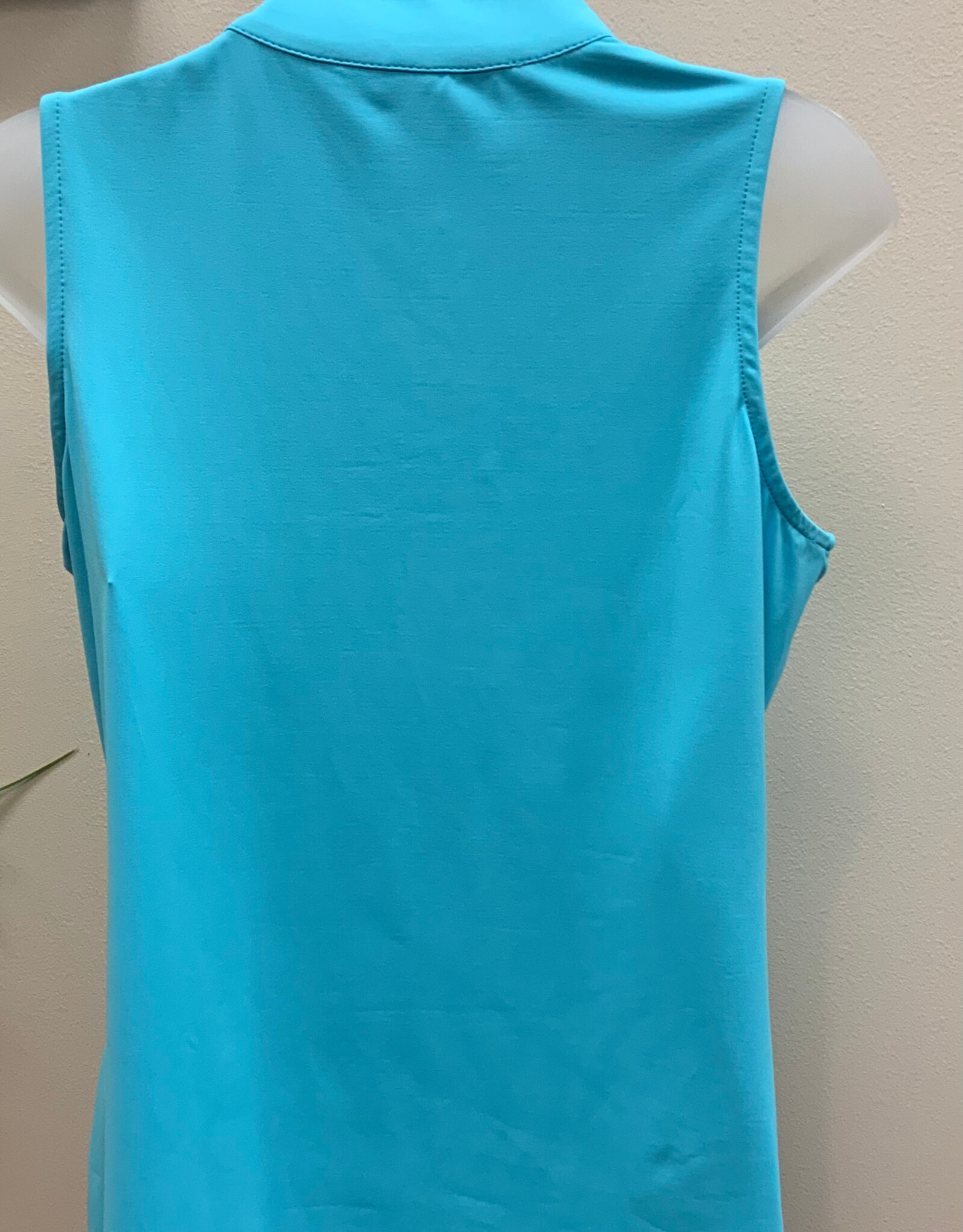 Lulu B Lulu B Sleeveless Zip Top