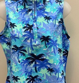 Lulu B Lulu B Sleeveless Zip Top