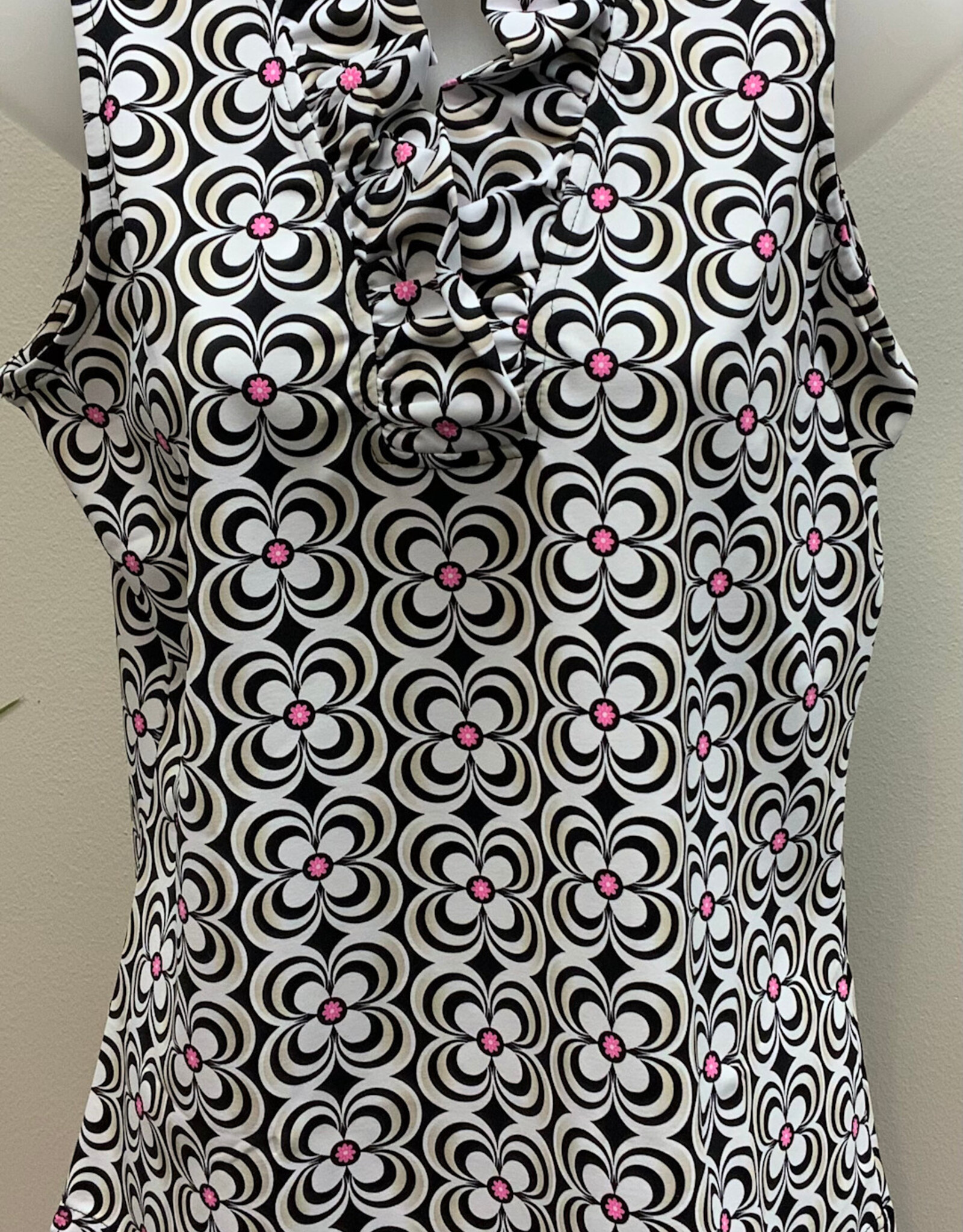 Lulu B Lulu B Ruffle V Neck Tank