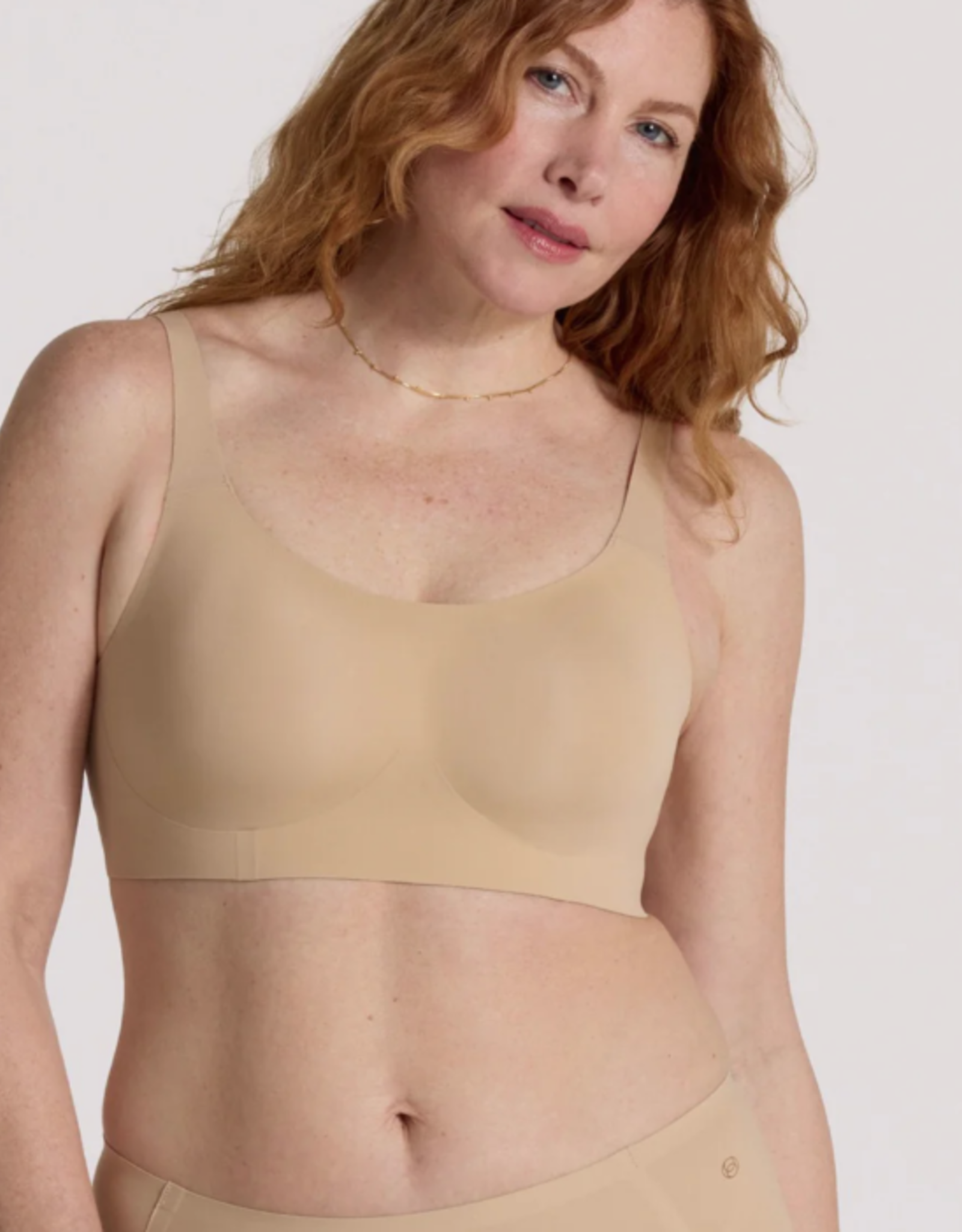 Evelyn & Bobbie Evelyn & Bobbie Sand Structured Scoop Bra