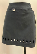 Lulu B Lulu  B Black Pull On Skort  AL